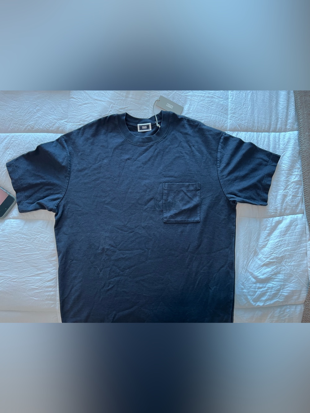 Kith Navy Short-Sleeve Pocket Tee
